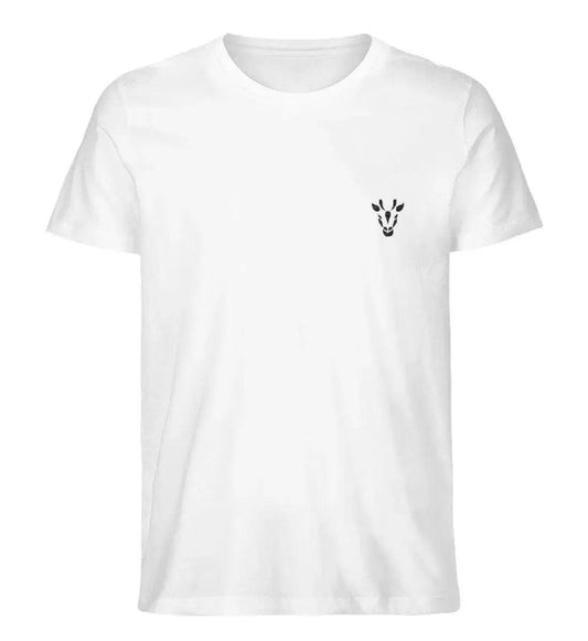 Davantti Basic Weißes T-Shirt bestickt - Davantti